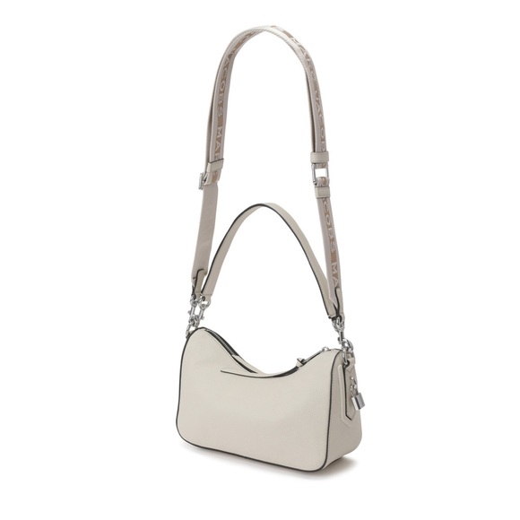 Marc Jacobs convertible shoulder hobo bag/purse with logo strap in marshmallow - Picture 7 of 12